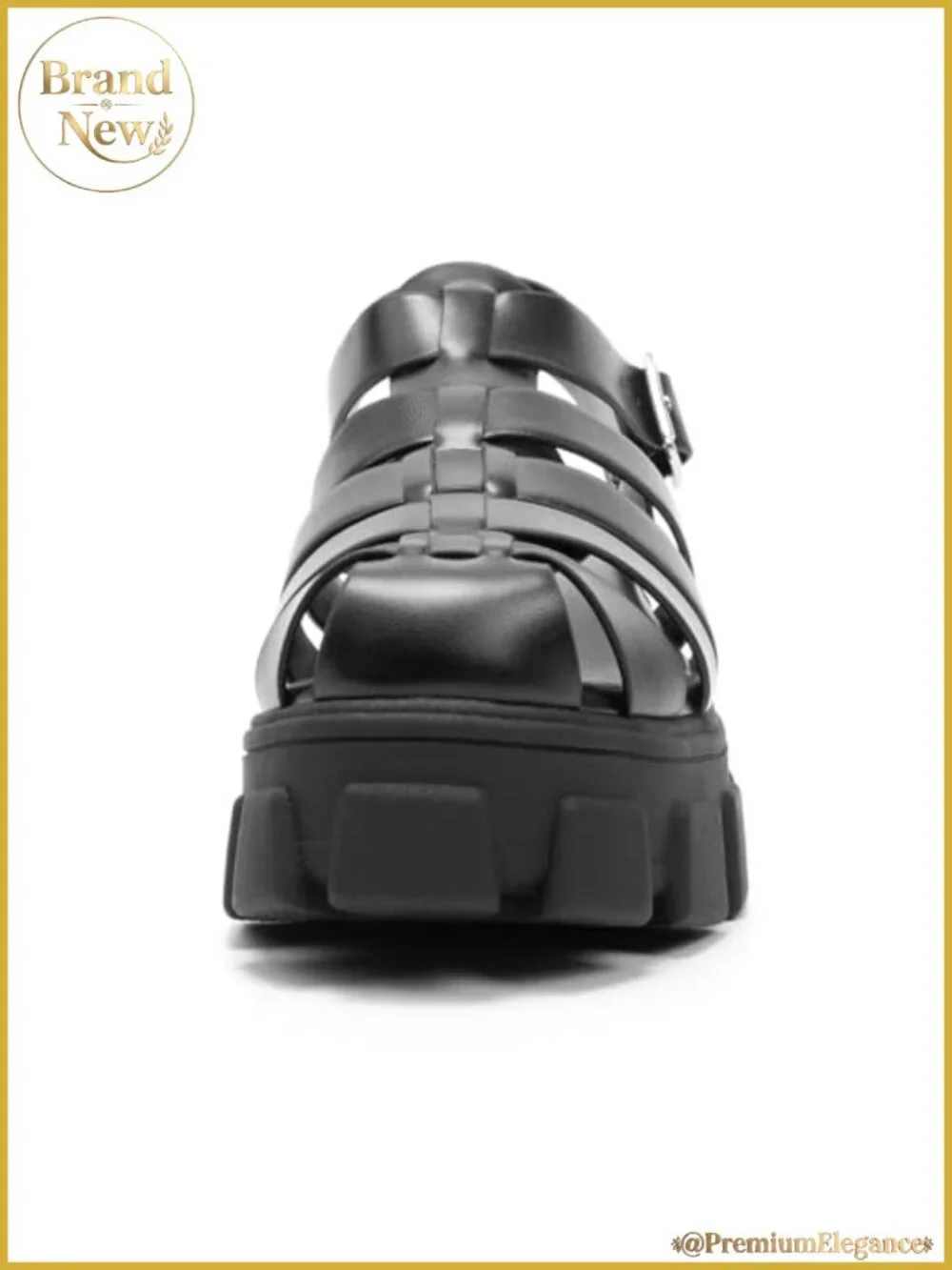 Women's Platform Wedge Sandals Chunky Block Heel Adjustable Buckle Fisherman